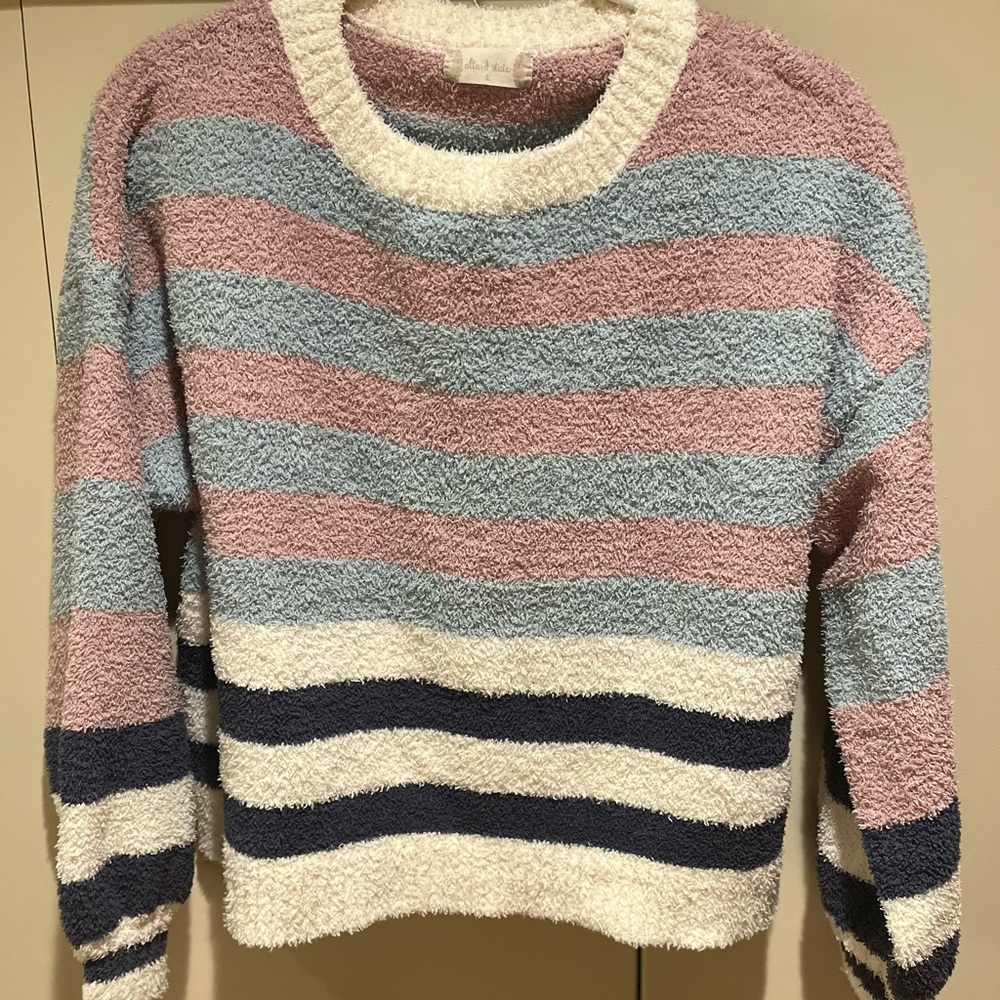 Altar'd State Pastel Striped Sweater